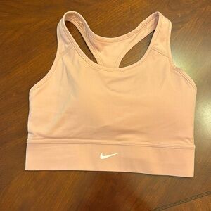 Nike Dri Fit Pink Sports Bra, Size Large
